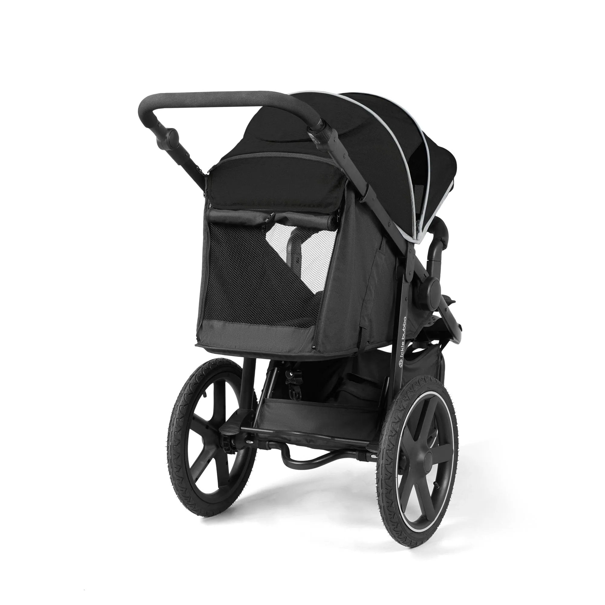 Ickle Bubba Venus Max Jogger Stroller - Black/Black