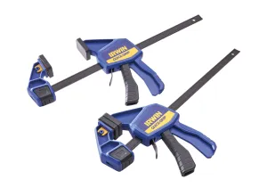 IRWIN Quick Grip 300mm (12in) Clamps, Twin Pack