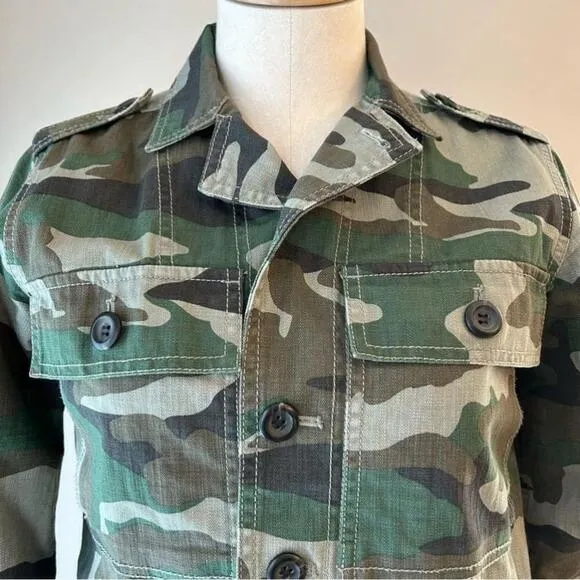 J Crew Camouflage Jacket/XXSmall