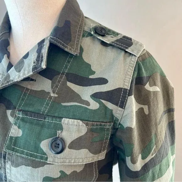 J Crew Camouflage Jacket/XXSmall