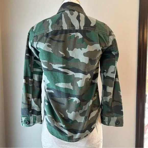 J Crew Camouflage Jacket/XXSmall