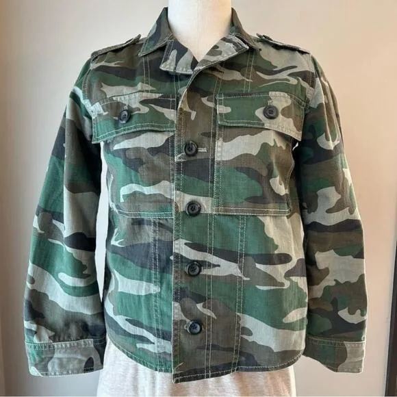 J Crew Camouflage Jacket/XXSmall