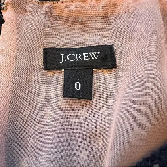 J. Crew Lace Overlay Spaghetti Strap Dress