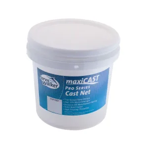 Jarvis Walker Maxicast Top Pocket Prawning Cast Net with Chain 1 Inch Mesh - Mega Clearance