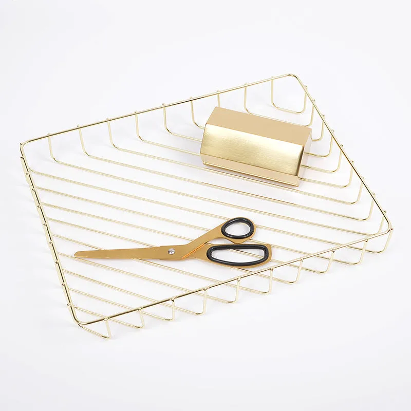 Keii Gold Lined Document Tray
