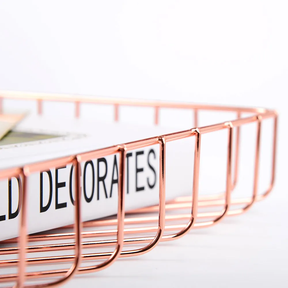 Keii Gold Lined Document Tray