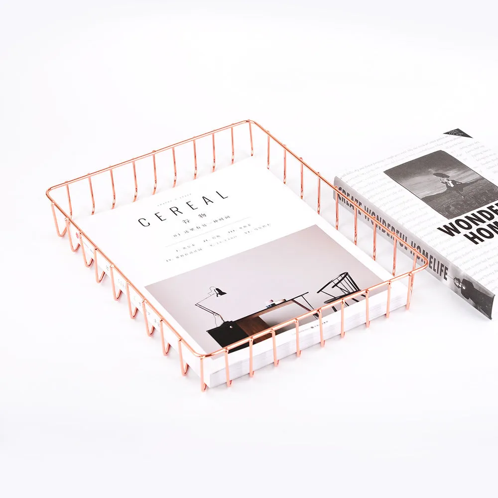 Keii Gold Lined Document Tray