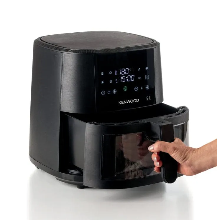 Kenwood 9L Air Fryer with Grill Function & Window HFG92.000BK