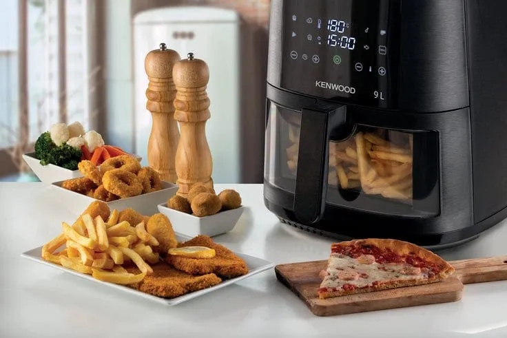 Kenwood 9L Air Fryer with Grill Function & Window HFG92.000BK