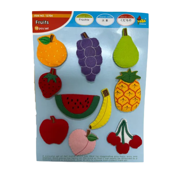 King Dam Felt Bags - Fruits