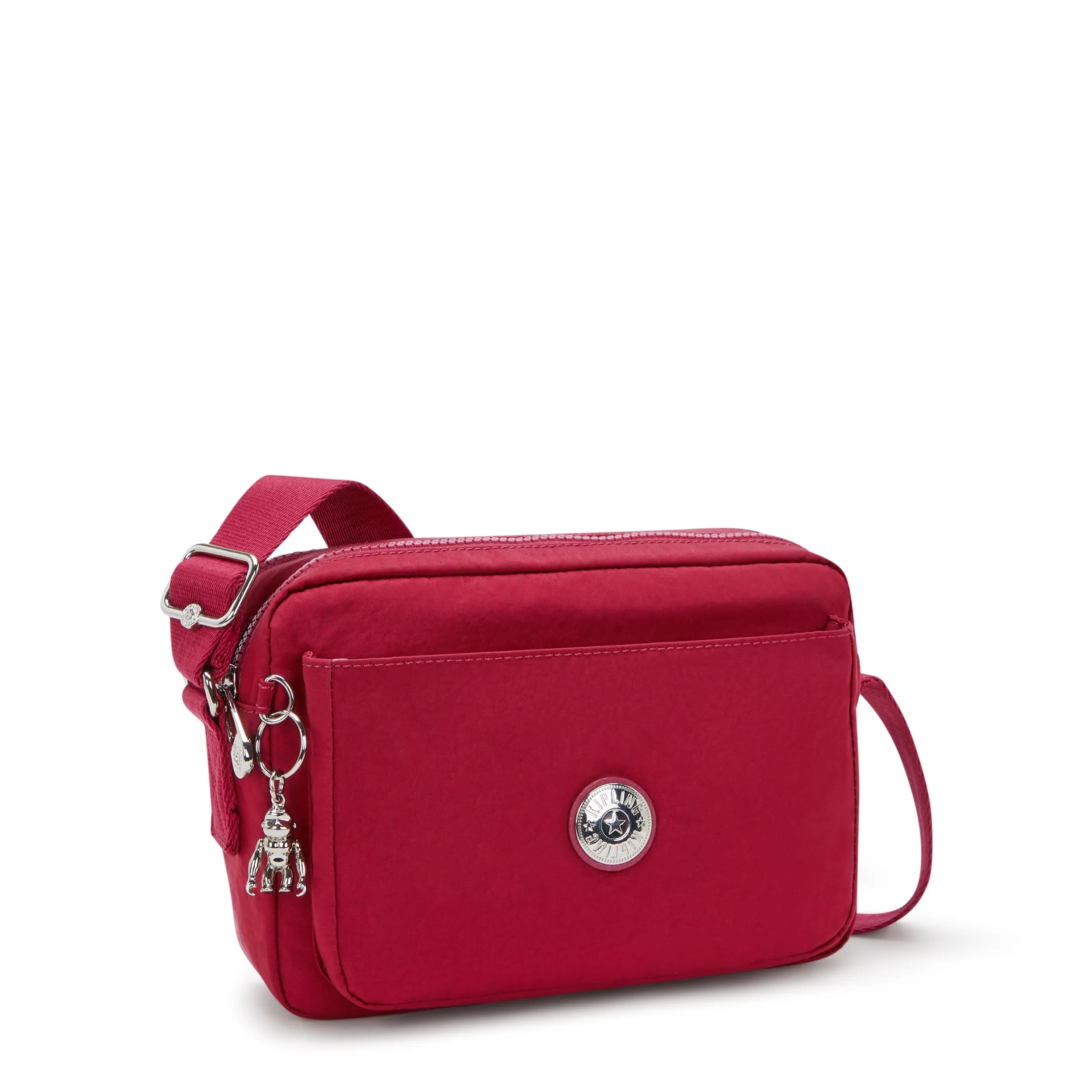 Kipling Abanu M Red Red Wine Medium Crossbody Bag I6847-6SE