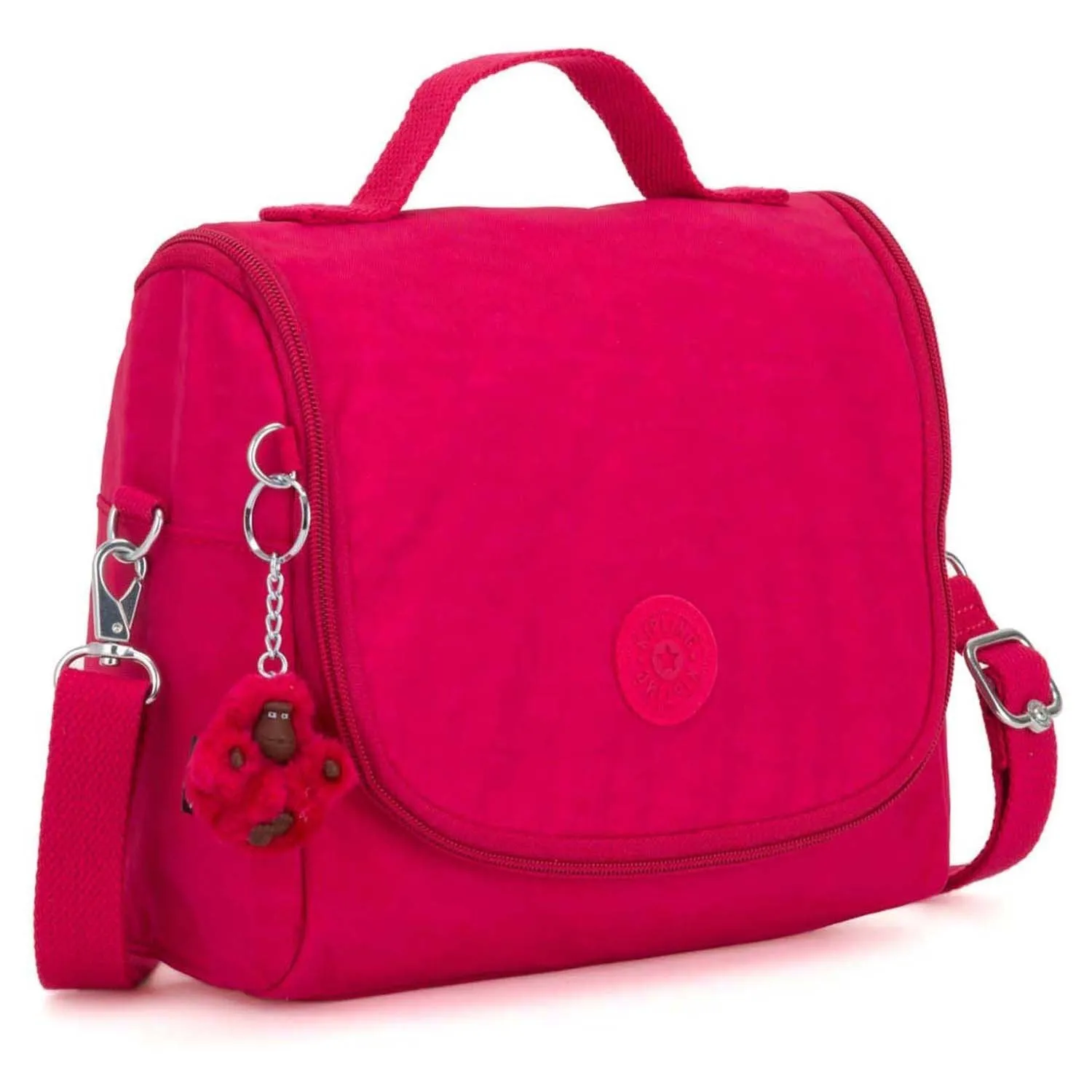 Kipling-New Kichirou-Large lunchbag (with trolley sleeve)-True Pink-15289-09F