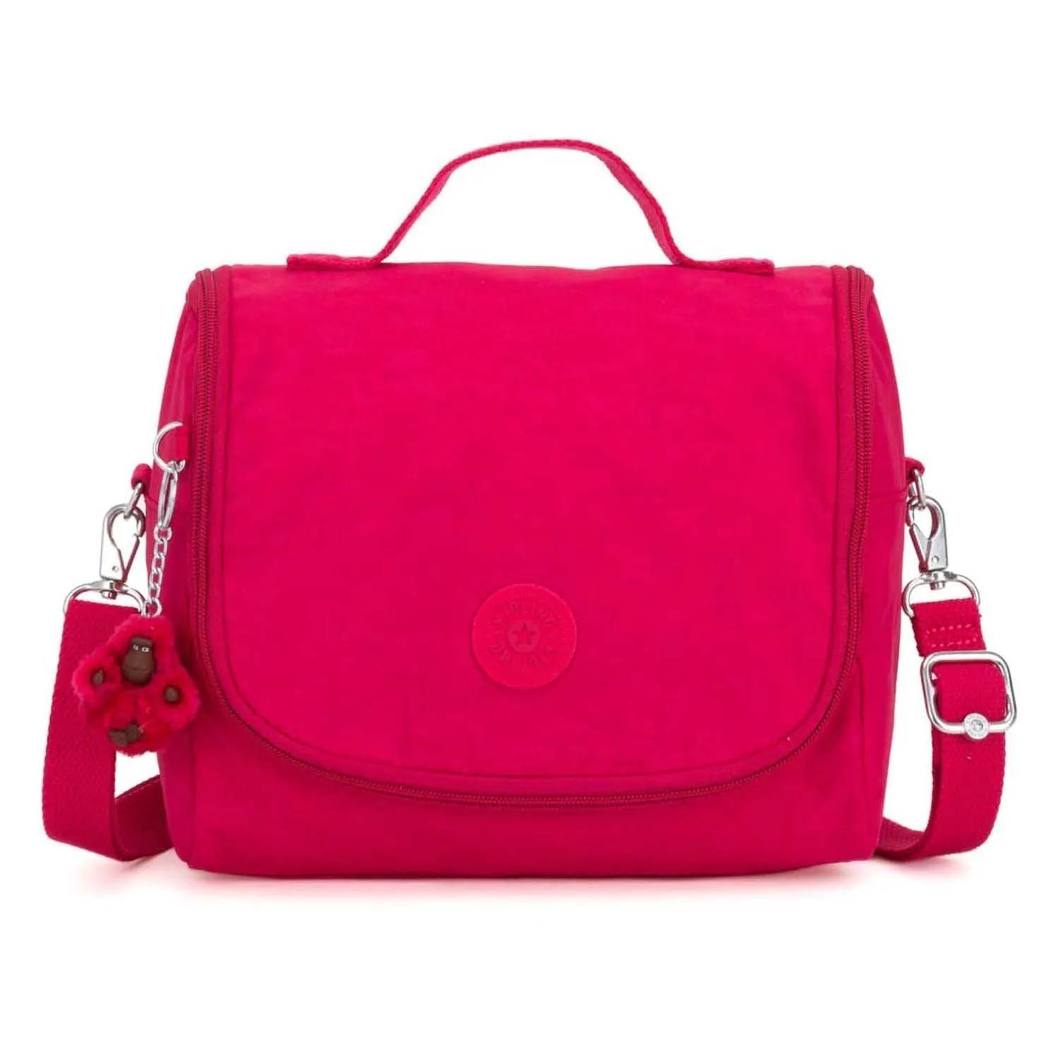 Kipling-New Kichirou-Large lunchbag (with trolley sleeve)-True Pink-15289-09F