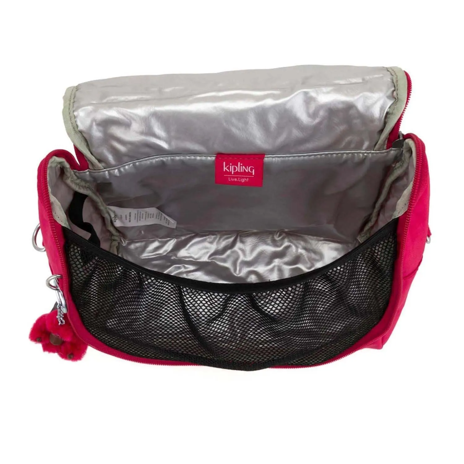 Kipling-New Kichirou-Large lunchbag (with trolley sleeve)-True Pink-15289-09F