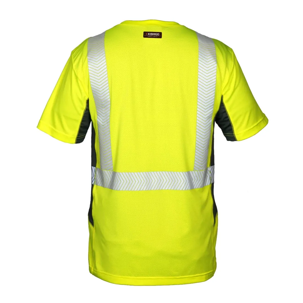 Kishigo 9173 Black Series, Cool Touch Short Sleeve T Shirt, Class 2