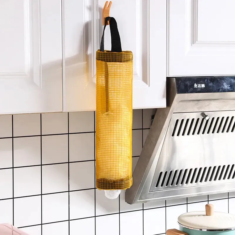 Kitchen Plastic Bag Hanging Organizer (3pcs set)