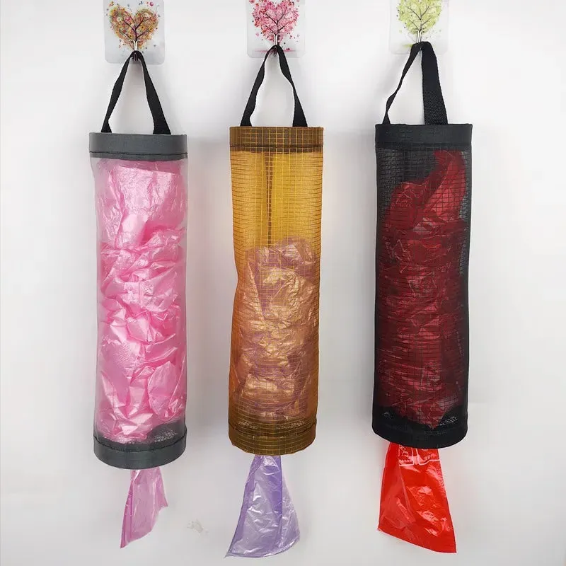 Kitchen Plastic Bag Hanging Organizer (3pcs set)