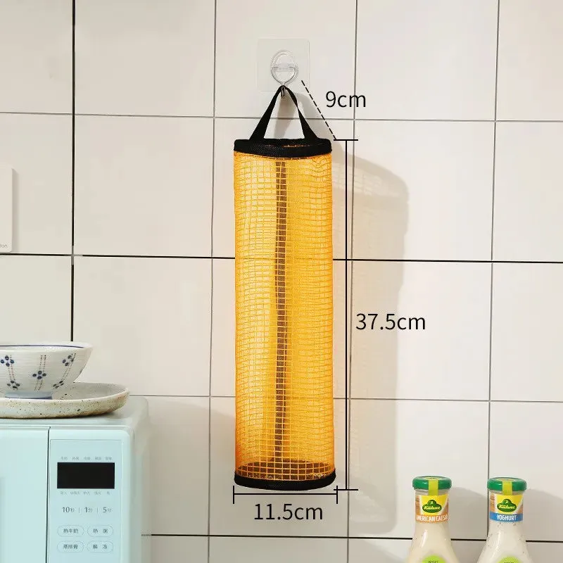 Kitchen Plastic Bag Hanging Organizer (3pcs set)