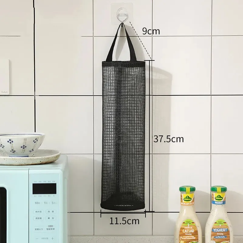 Kitchen Plastic Bag Hanging Organizer (3pcs set)