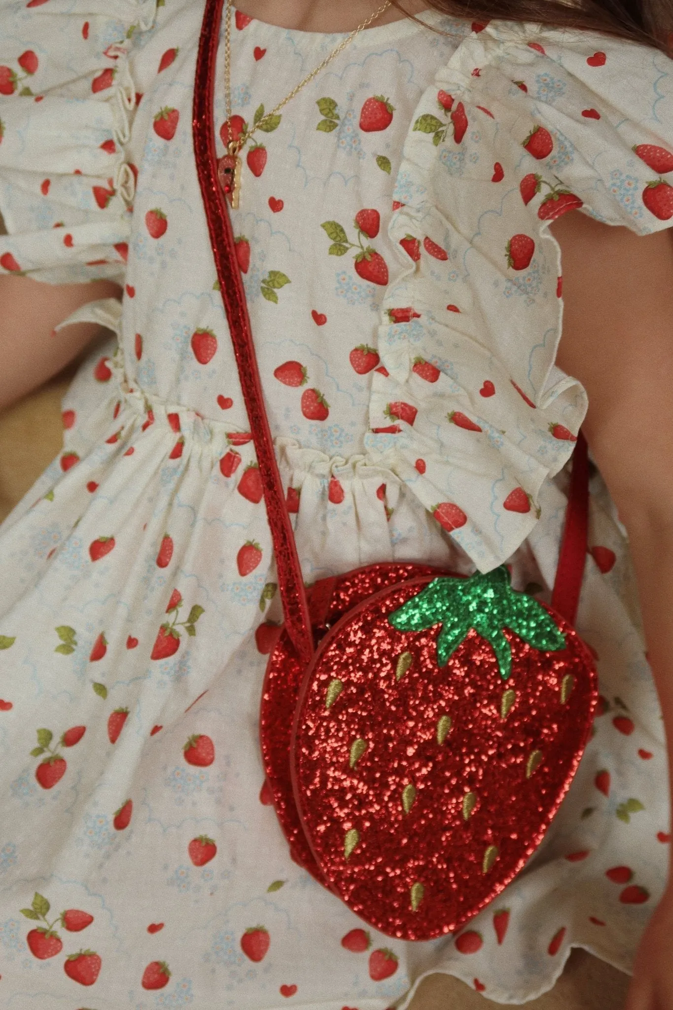 Konges Slojd Tut Strawberry Shoulder Bag