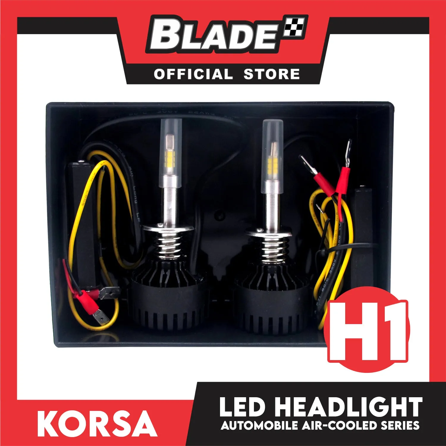 Korsa LED Headlight Automobile Air-Cooled Series H1