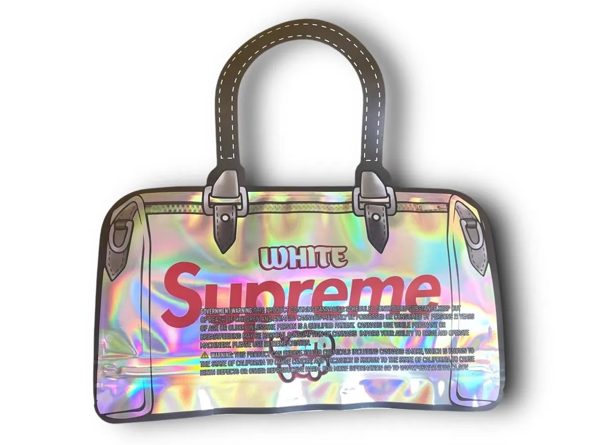 Lato Pop White Supreme (Satchel) Mylar Bag 3.5 Grams Die Cut