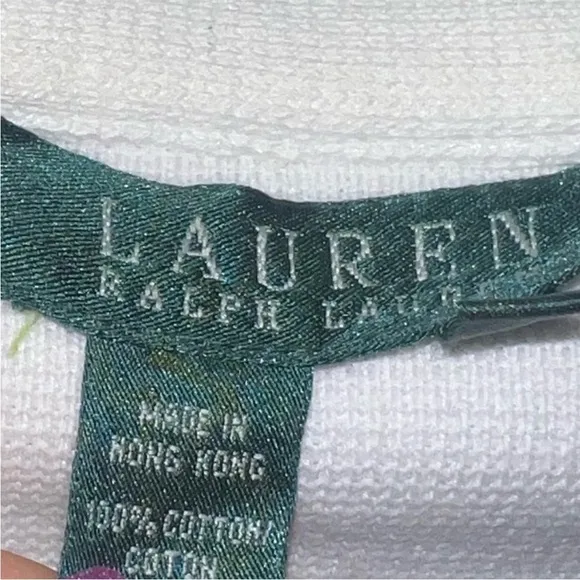 Lauren ralph lauren- White 100% cotton jacket