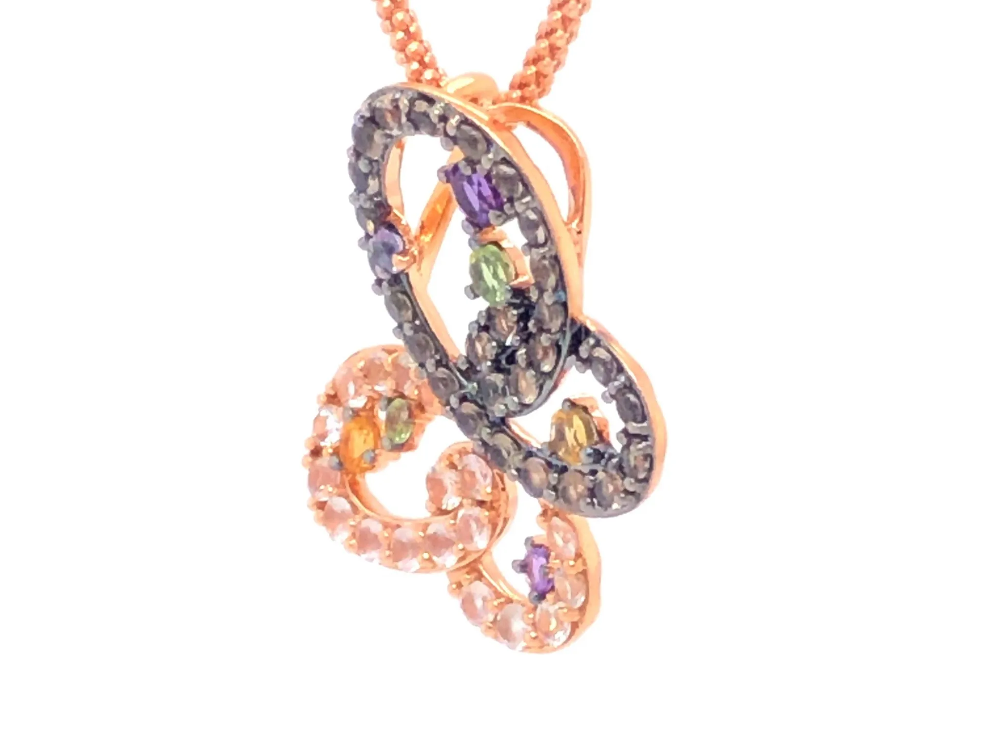 Le Vian Butterfly Necklace 14K Rose Gold