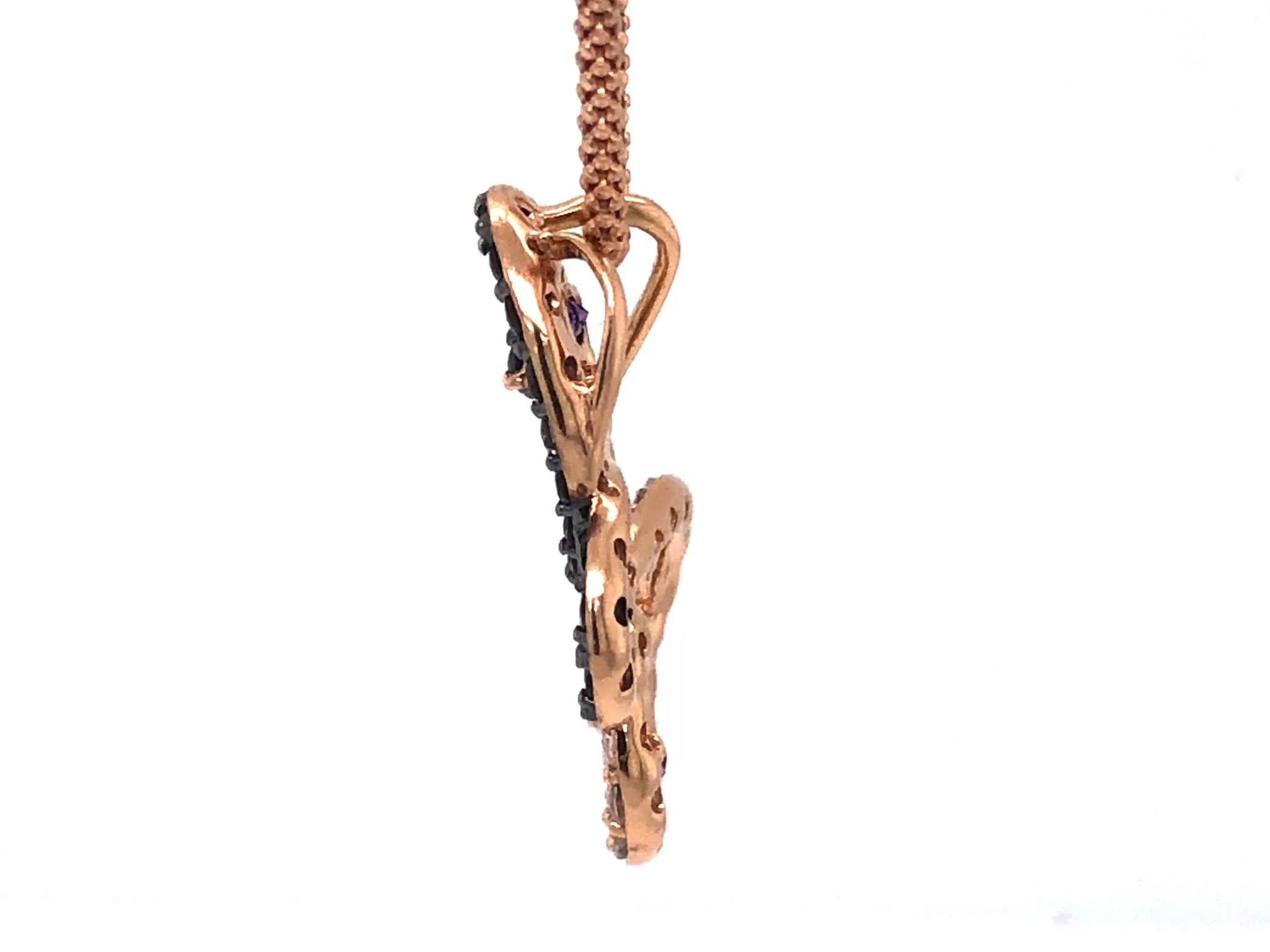 Le Vian Butterfly Necklace 14K Rose Gold