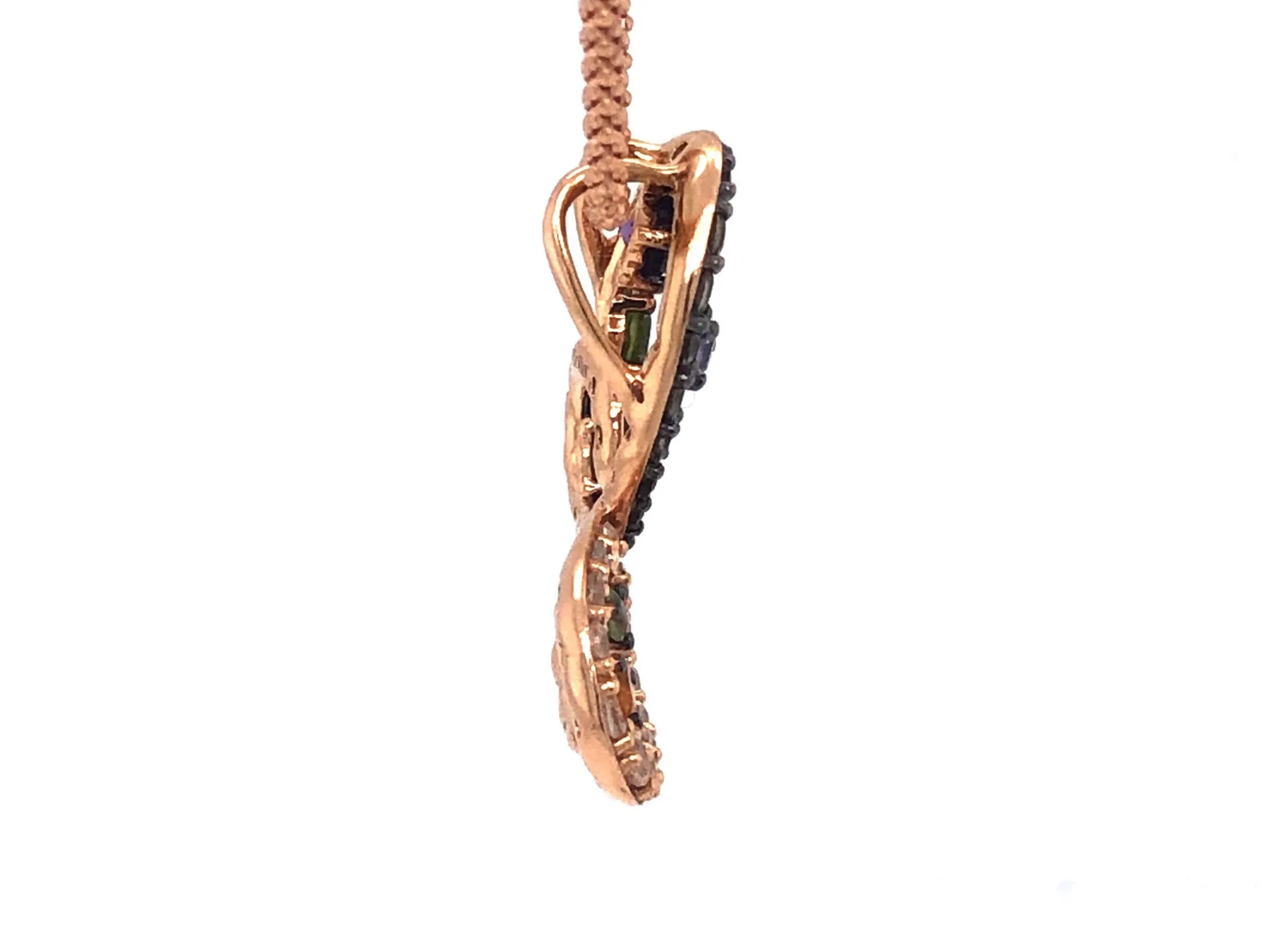 Le Vian Butterfly Necklace 14K Rose Gold