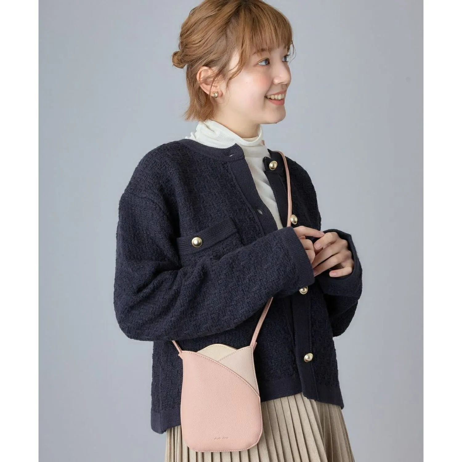 Legato Largo Tulip Faux Leather Series Smart Phone Shoulder Bag