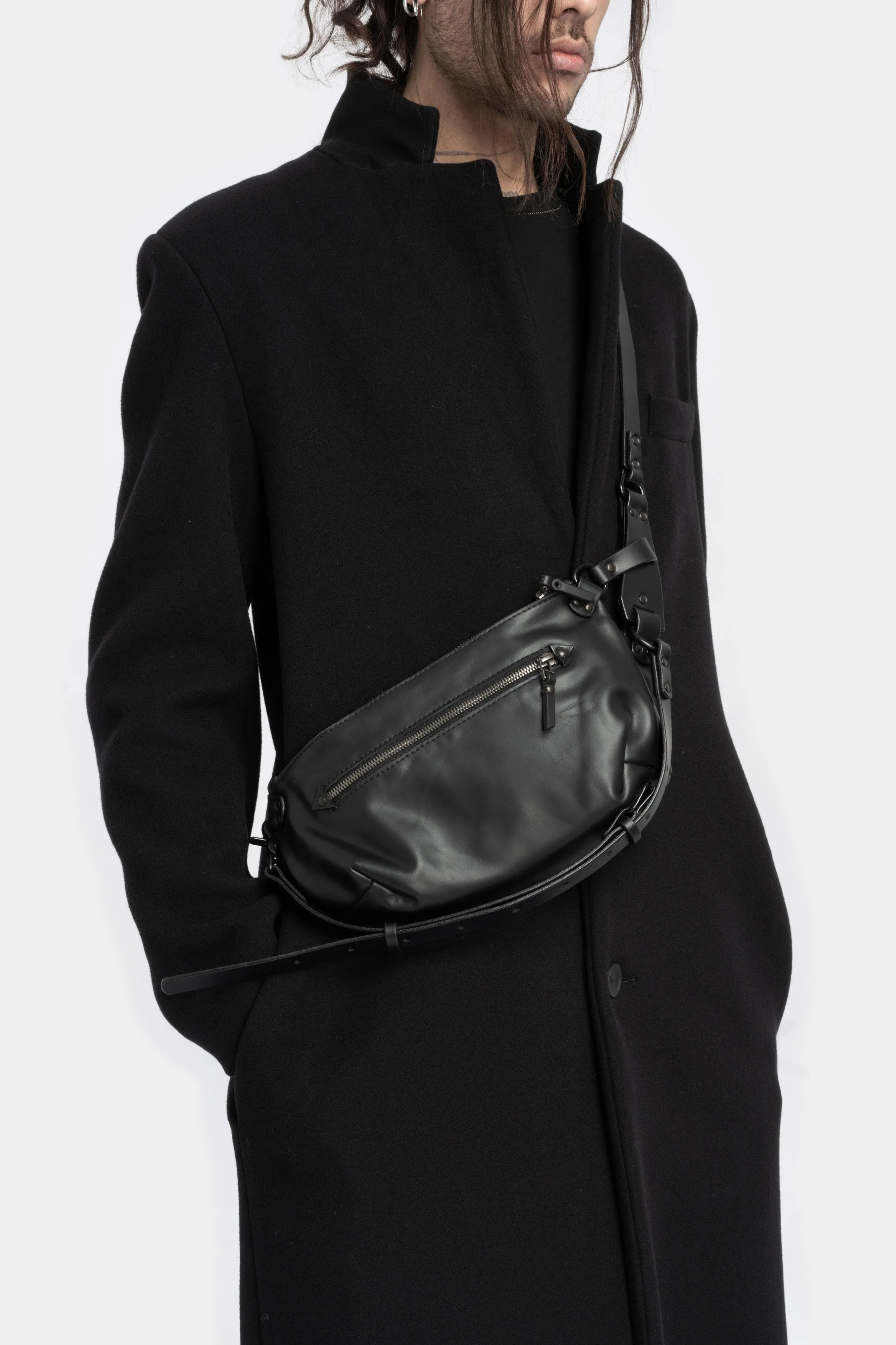 Lemos crossbody cow leather bag