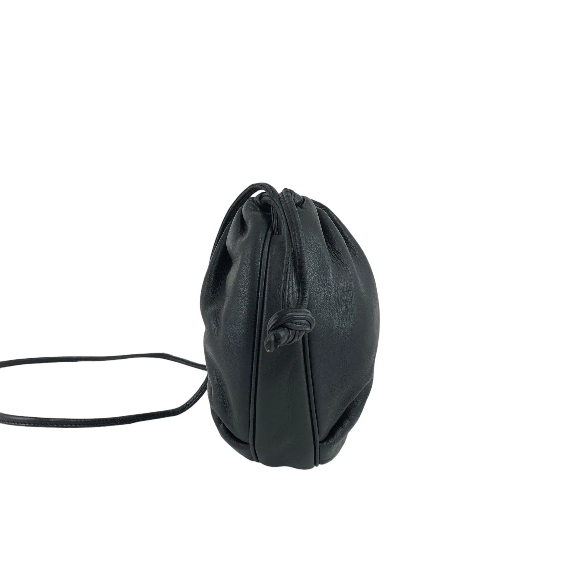 LOEWE Anagram Drawstring Shoulder bag Black Vintage s6ygj7