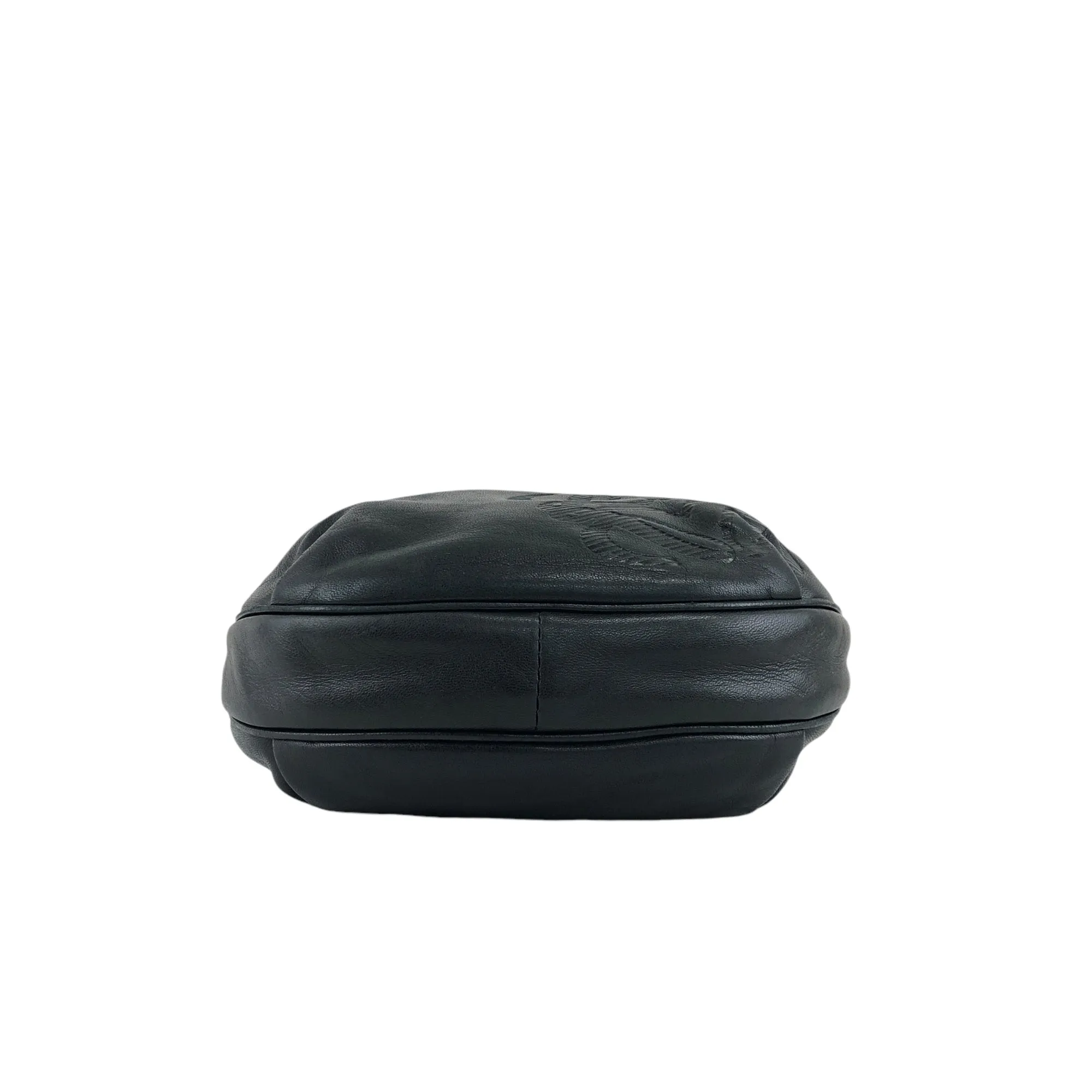 LOEWE Anagram Drawstring Shoulder bag Black Vintage s6ygj7