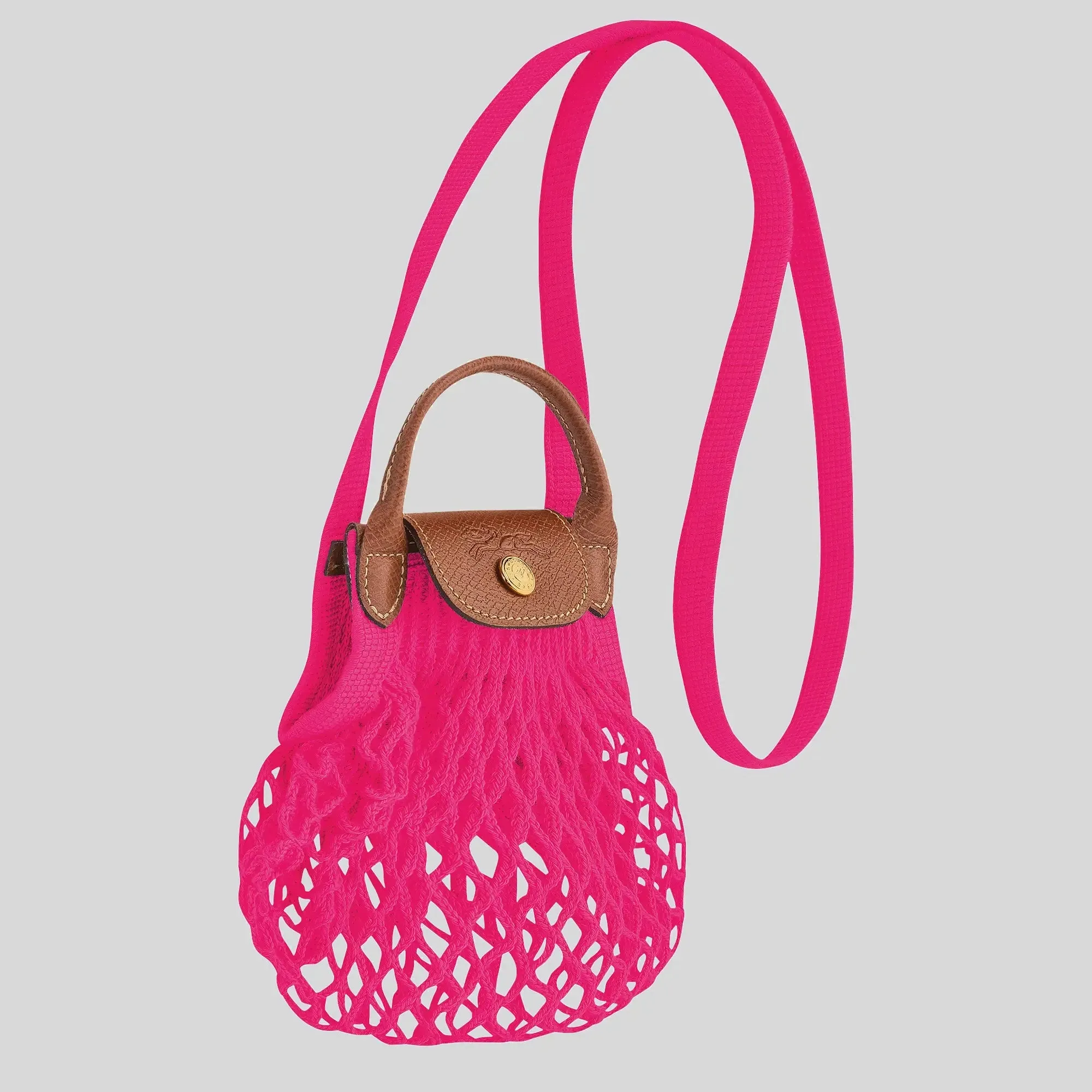LONGCHAMP Le Pliage Filet XS Mesh Bag Candy RB-10139HVH