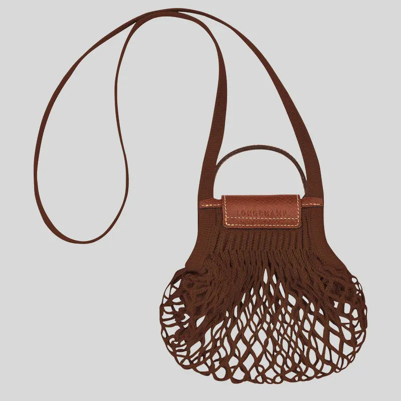 LONGCHAMP Le Pliage Filet XS Mesh Bag Tabac RB-10139HVH
