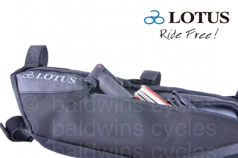 Lotus Explorer Frame Bag in Black (2.8L)