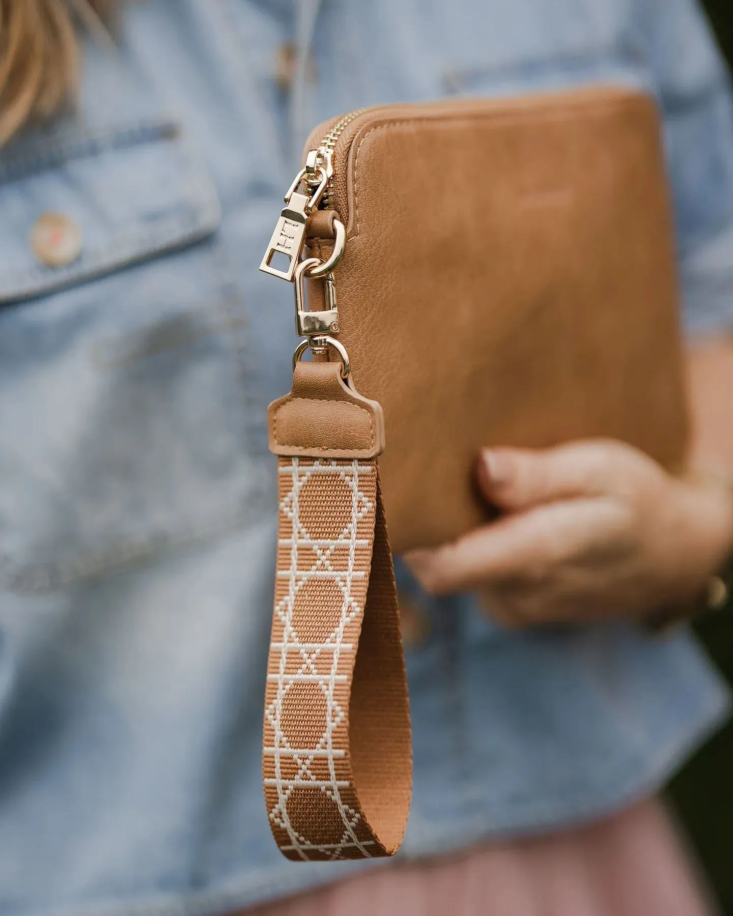 LOUENHIDE Felix Keyring - Camel