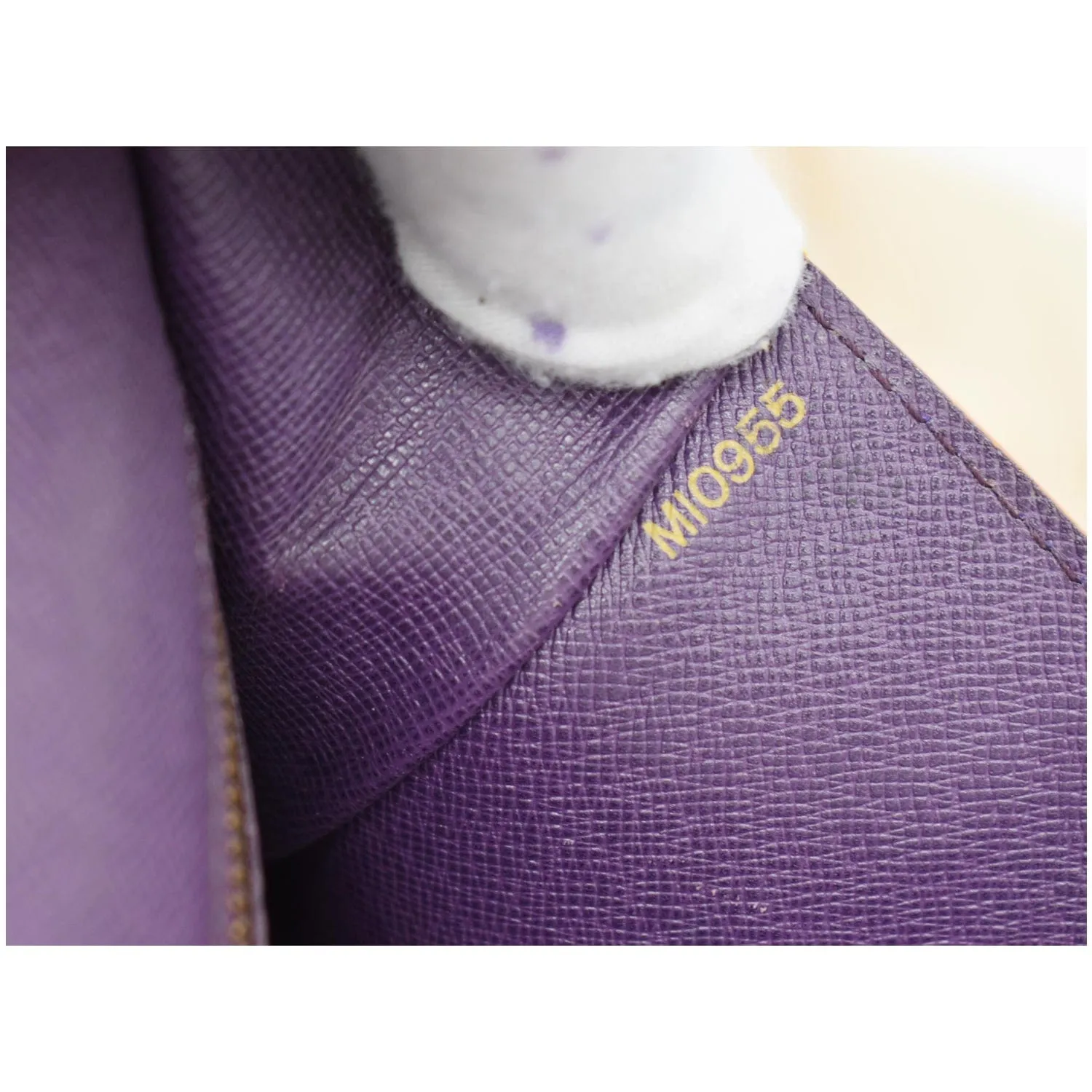 LOUIS VUITTON Arche Pochette Epi Leather Shoulder Bag Yellow