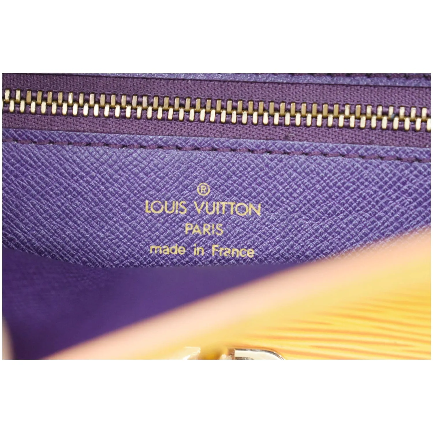 LOUIS VUITTON Arche Pochette Epi Leather Shoulder Bag Yellow