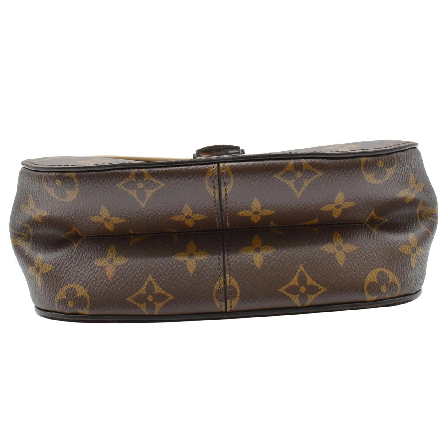 LOUIS VUITTON Chain It Monogram Canvas Shoulder Bag Black