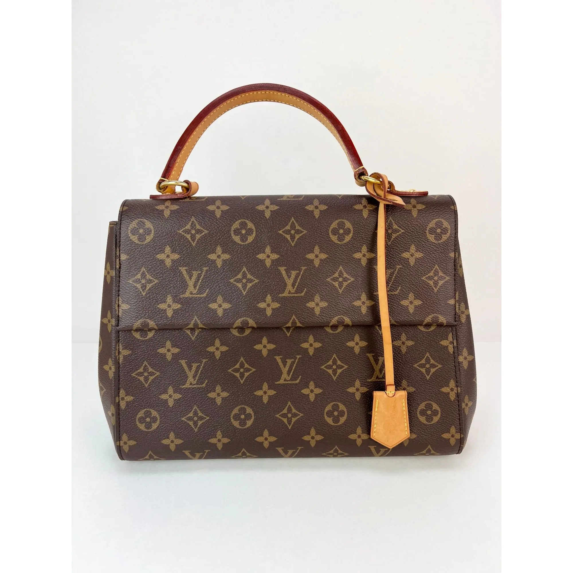 Louis Vuitton Cluny MM Monogram Top Handle Shoulder Bag