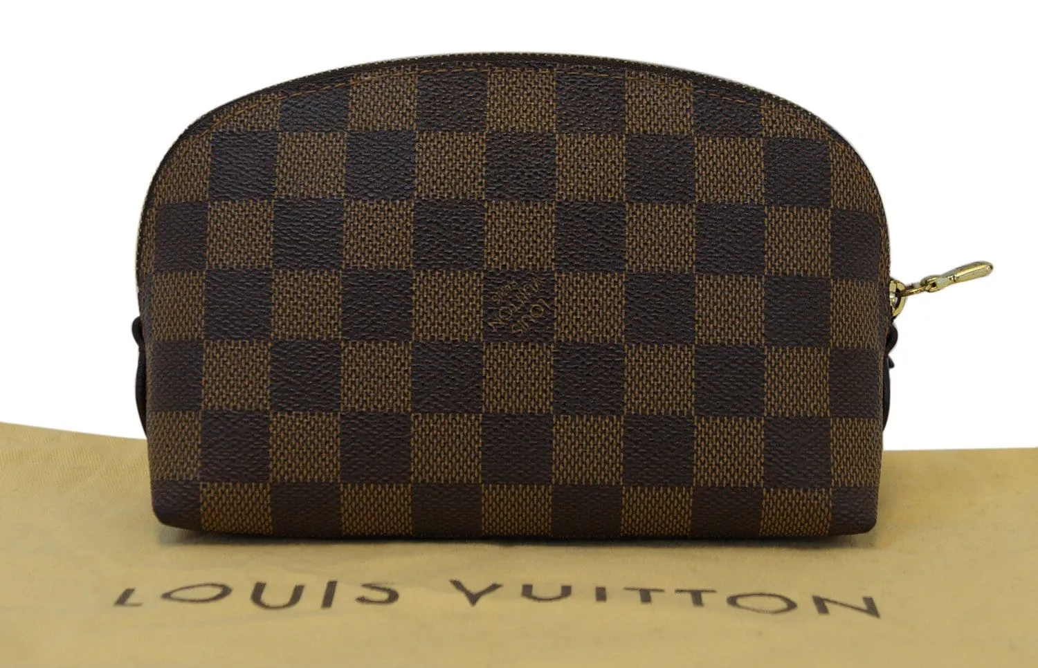 LOUIS VUITTON Damier Ebene Pochette Cosmetic Pouch