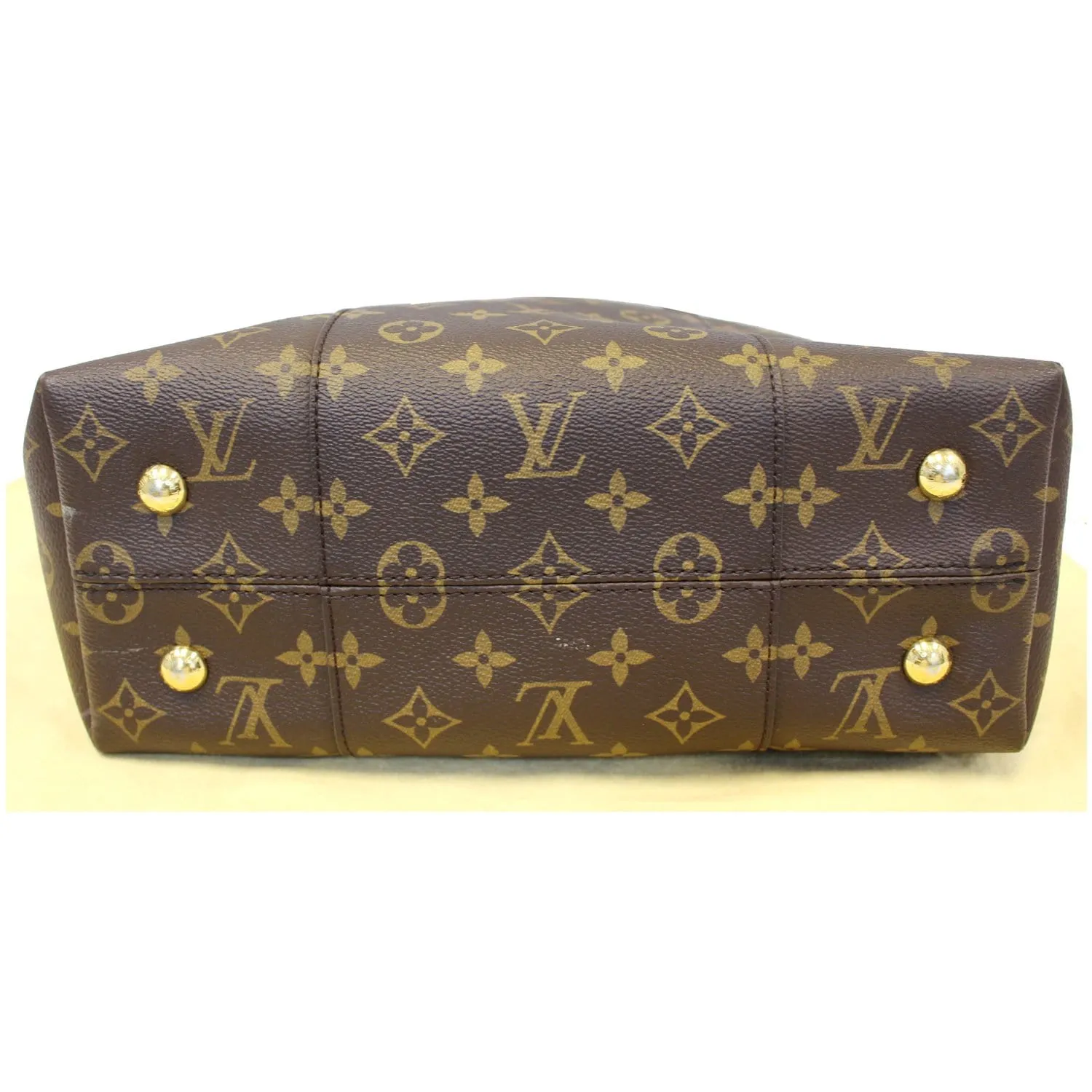 LOUIS VUITTON Melie Monogram Canvas Hobo Shoulder Bag Brown