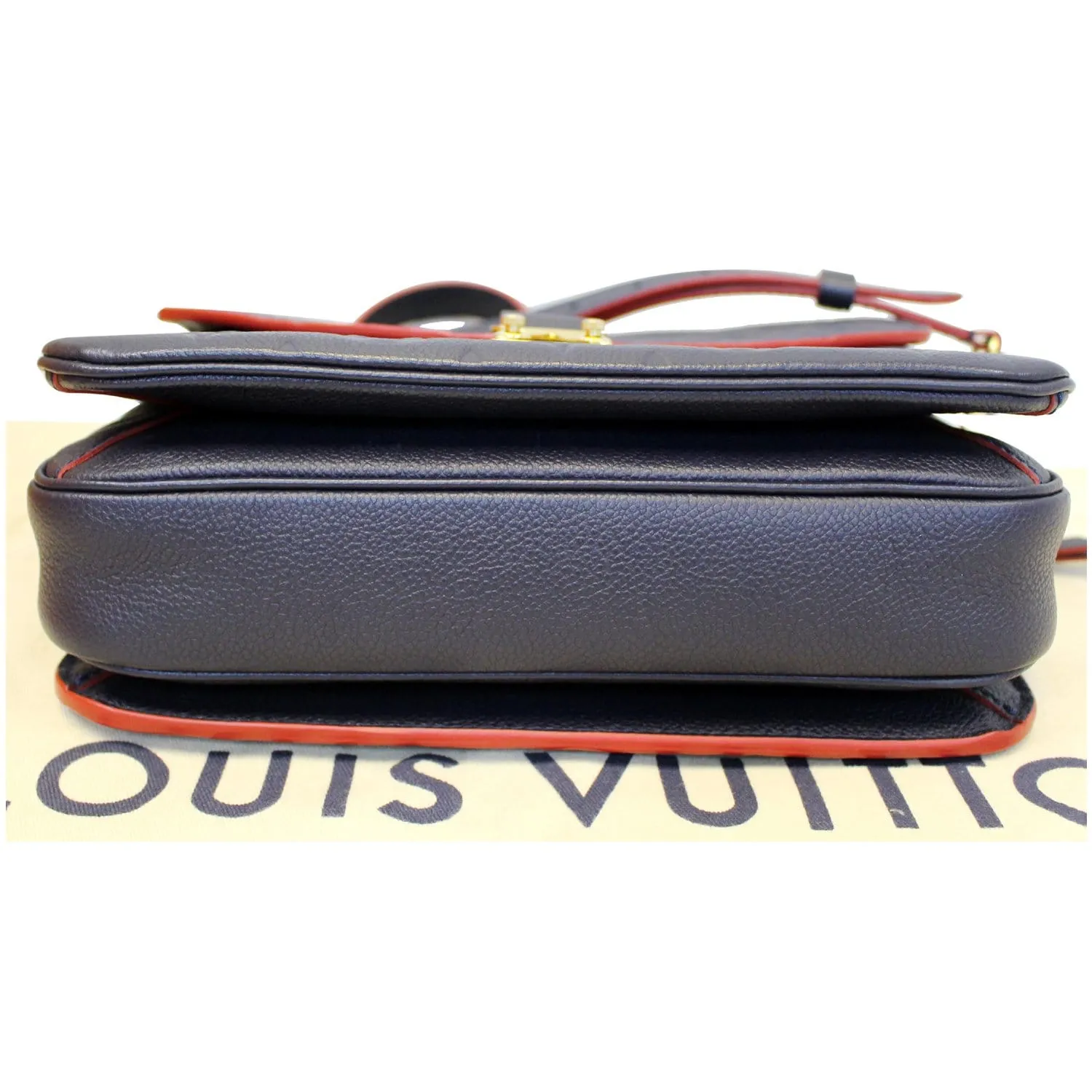 LOUIS VUITTON Metis Pochette Empreinte Leather Crossbody Bag Blue - 20% OFF