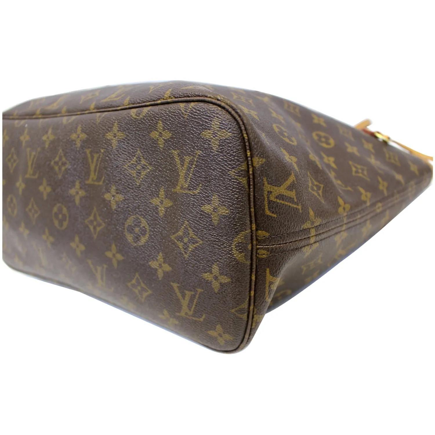 LOUIS VUITTON Neverfull MM Monogram Canvas Brown Tote Shoulder Bag