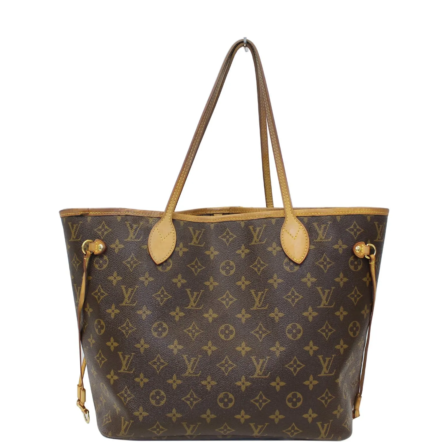 LOUIS VUITTON Neverfull MM Monogram Canvas Brown Tote Shoulder Bag