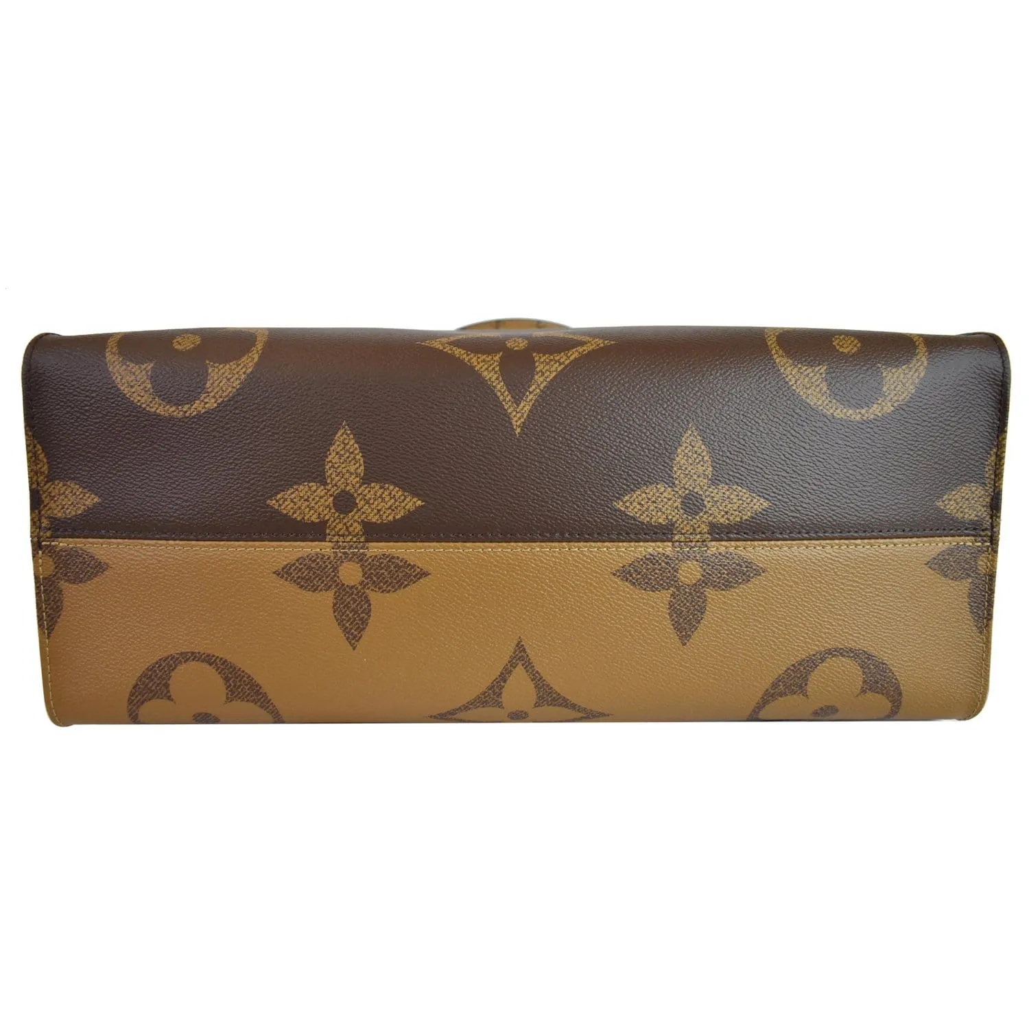 LOUIS VUITTON Onthego GM Reverse Monogram Giant Canvas Shoulder Bag Brown