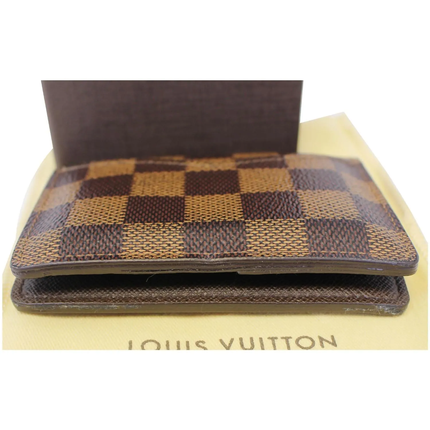 LOUIS VUITTON Pocket Organizer Damier Ebene Card Case