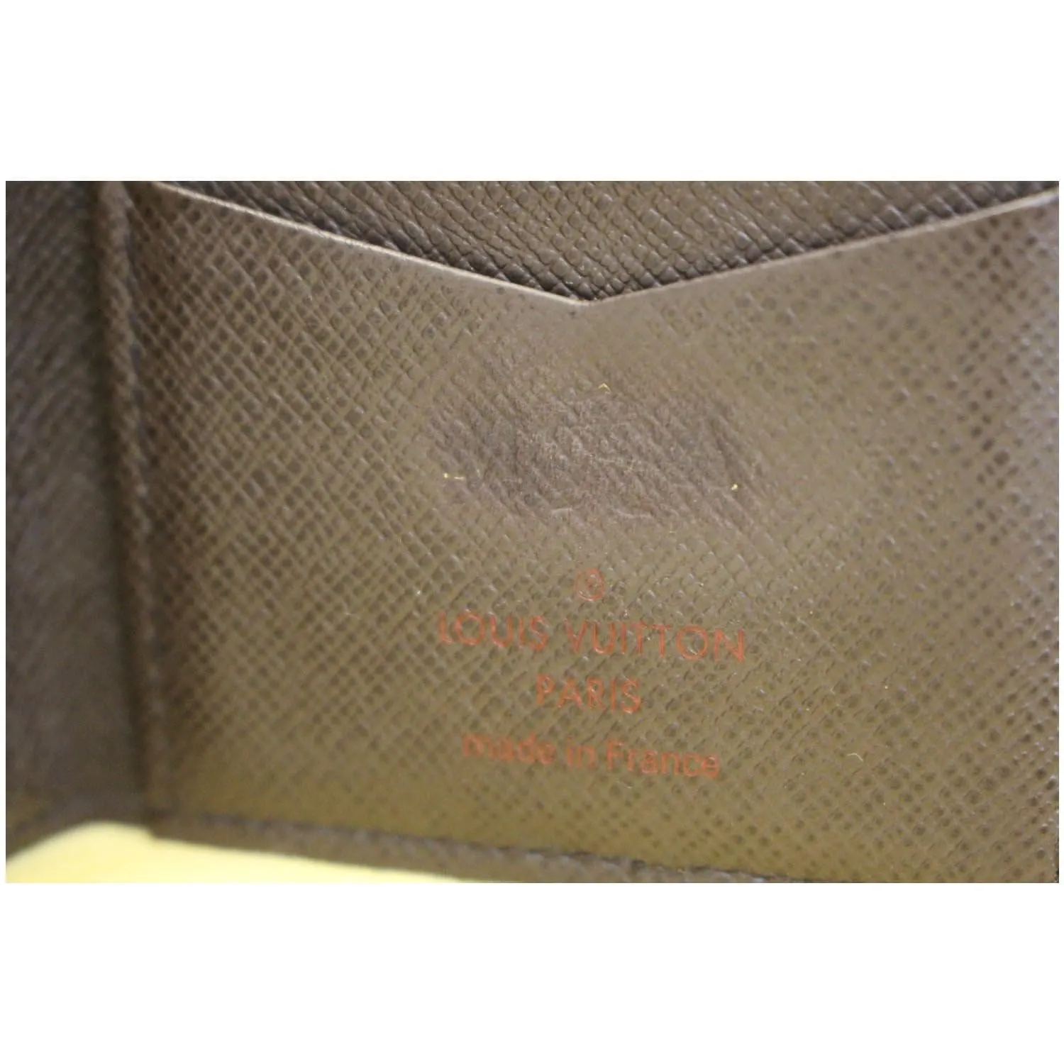 LOUIS VUITTON Pocket Organizer Damier Ebene Card Case